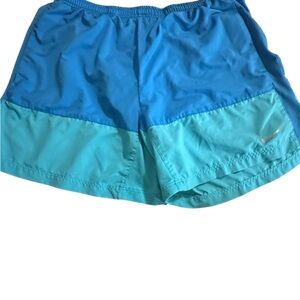 Nike Two-Tone Blue Athletic Shorts